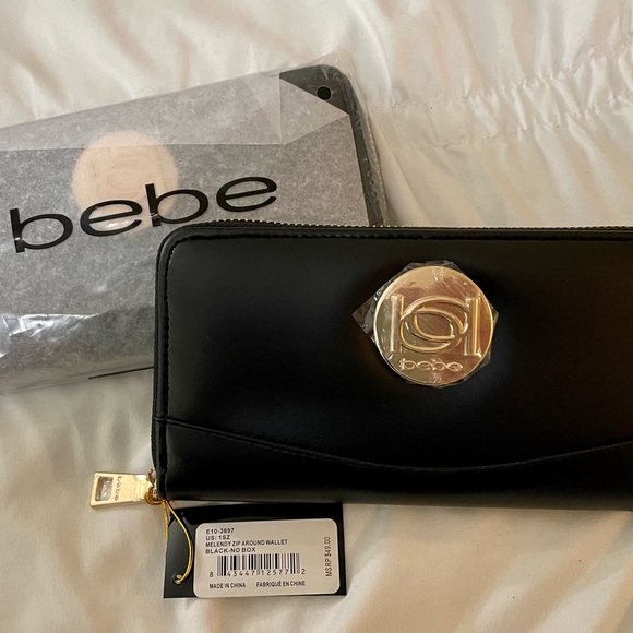 NWT Bebe Melendy Zip Around Wallet - Picture 2 of 4